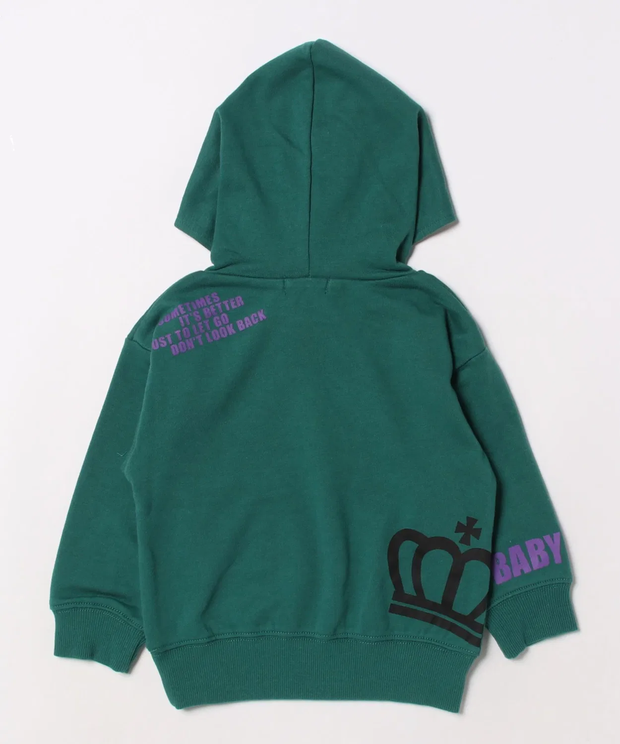 Детский худи с леопардовым принтом BABYDOLL, Green — фото 3