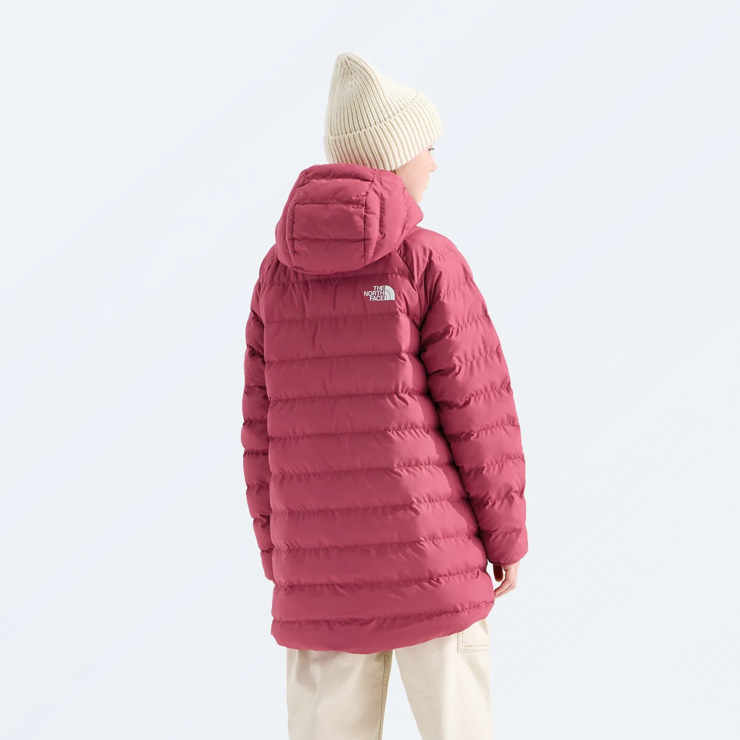 Детская утепленная парка с капюшоном двусторонняя Reversible Perrito The North Face, Fermented Clay — фото 2