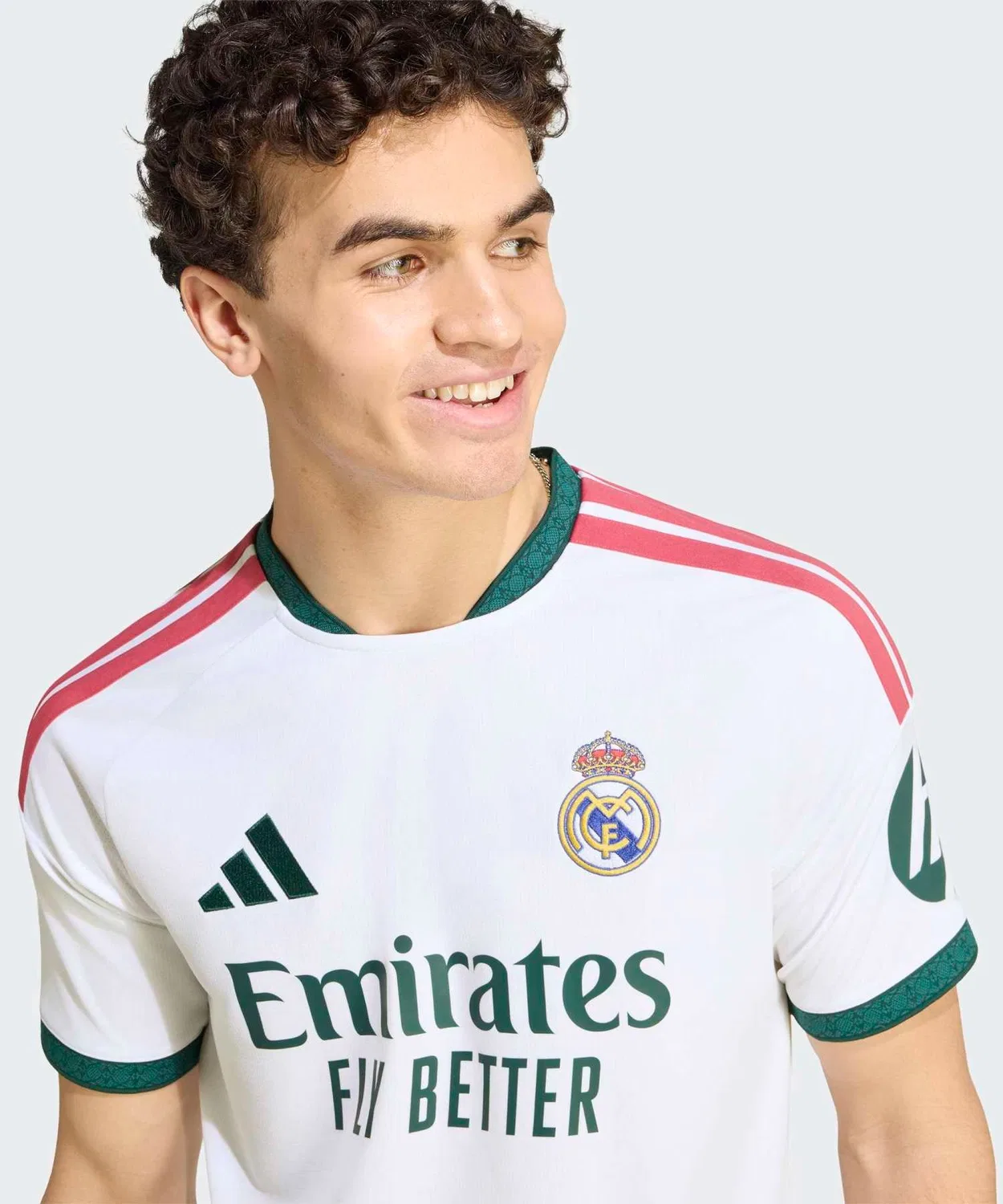 Мужская футболка с принтом Real Madrid 26/27 Home Replica Uniform Adidas, White — фото 3