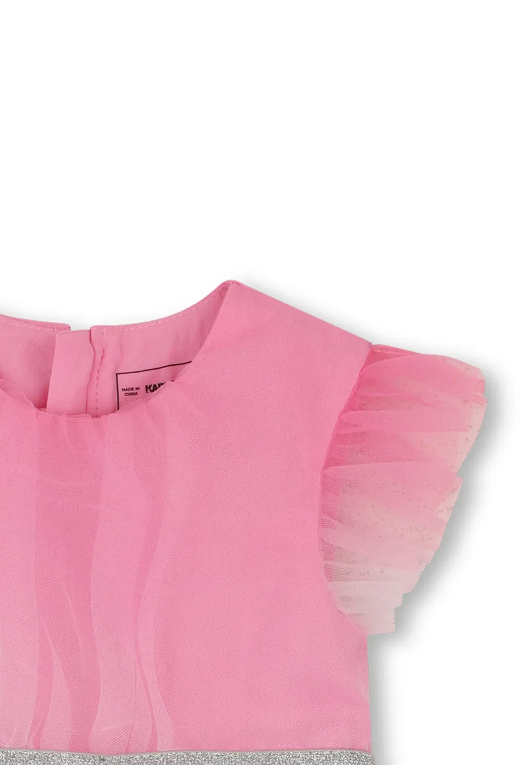 Robe de cérémonie - дневное платье Karl Lagerfeld Kids, Pink Frosting — фото 3