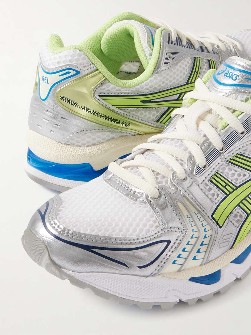 Кроссовки Gel-Kayano 14 с металлической сеткой и резиновой отделкой Asics, синий — фото 4