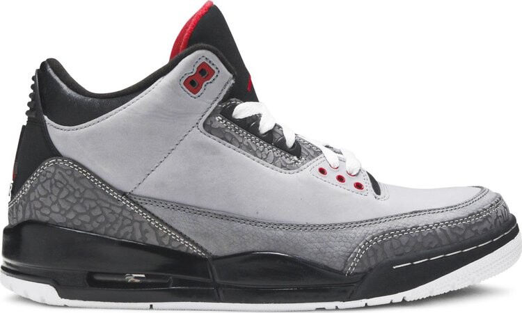 

Кроссовки Air Jordan 3 Retro Stealth, серый
