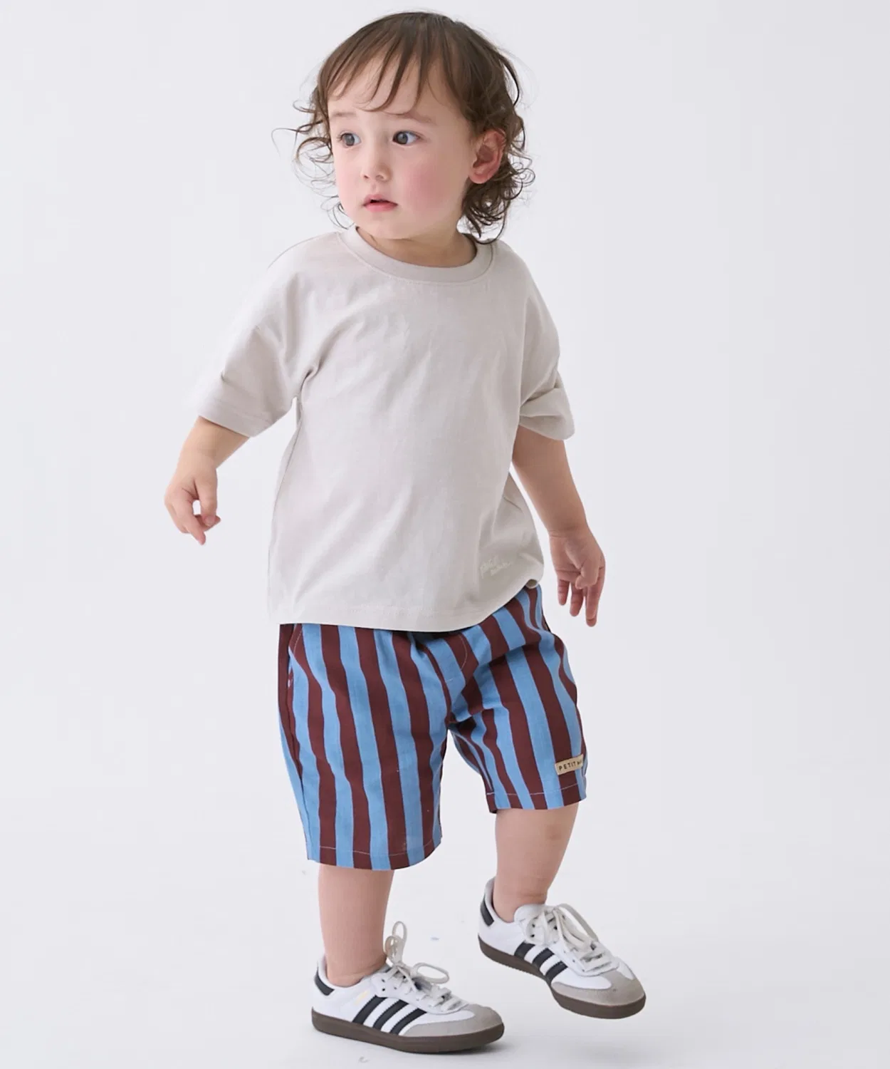 Детские шорты с принтом, модель Assorted, petit main, Light Blue