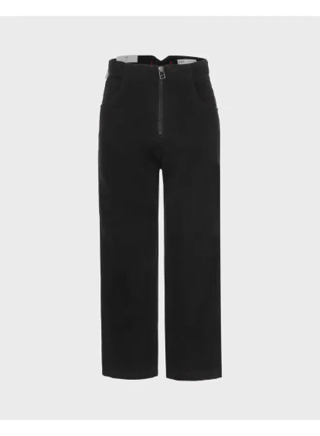 Джинсы без пояса Zara, черный