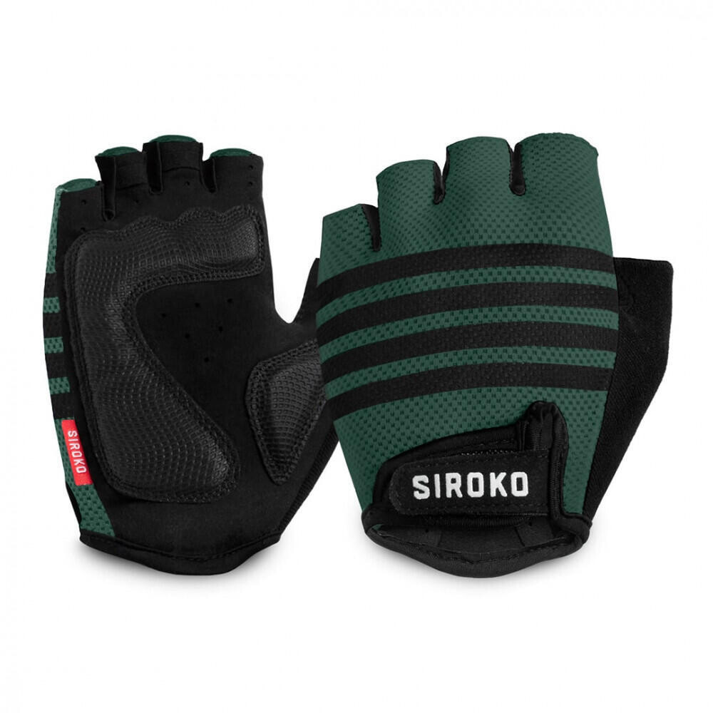 

Велосипедные перчатки Aero Dark Green SIROKO, оливково-зеленый