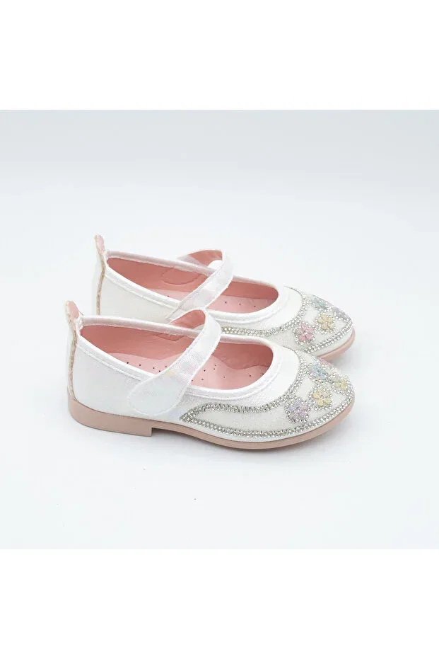 Детские балетки для девочек с принтом Iz Arçın Shoes, Sultan — фото 2