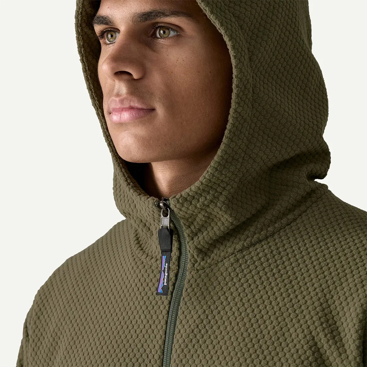 Мужская куртка из фактурного флиса с капюшоном Patagonia, New Navy — фото 3