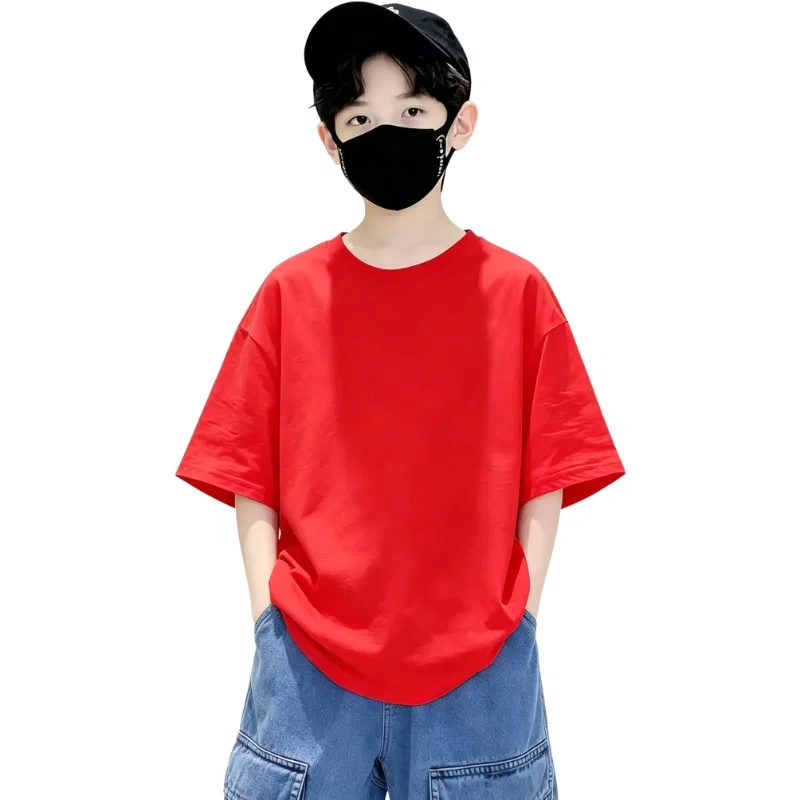 Детская футболка с круглым вырезом Grade School T Shirts YALU