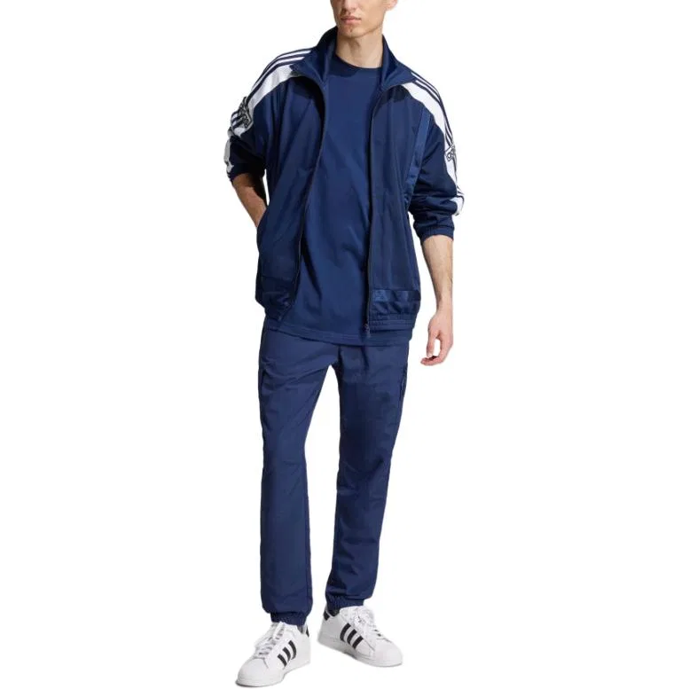 Мужская футболка с принтом Adidas Originals Trefoil Essentials Tee, Midnight Indigo — фото 3