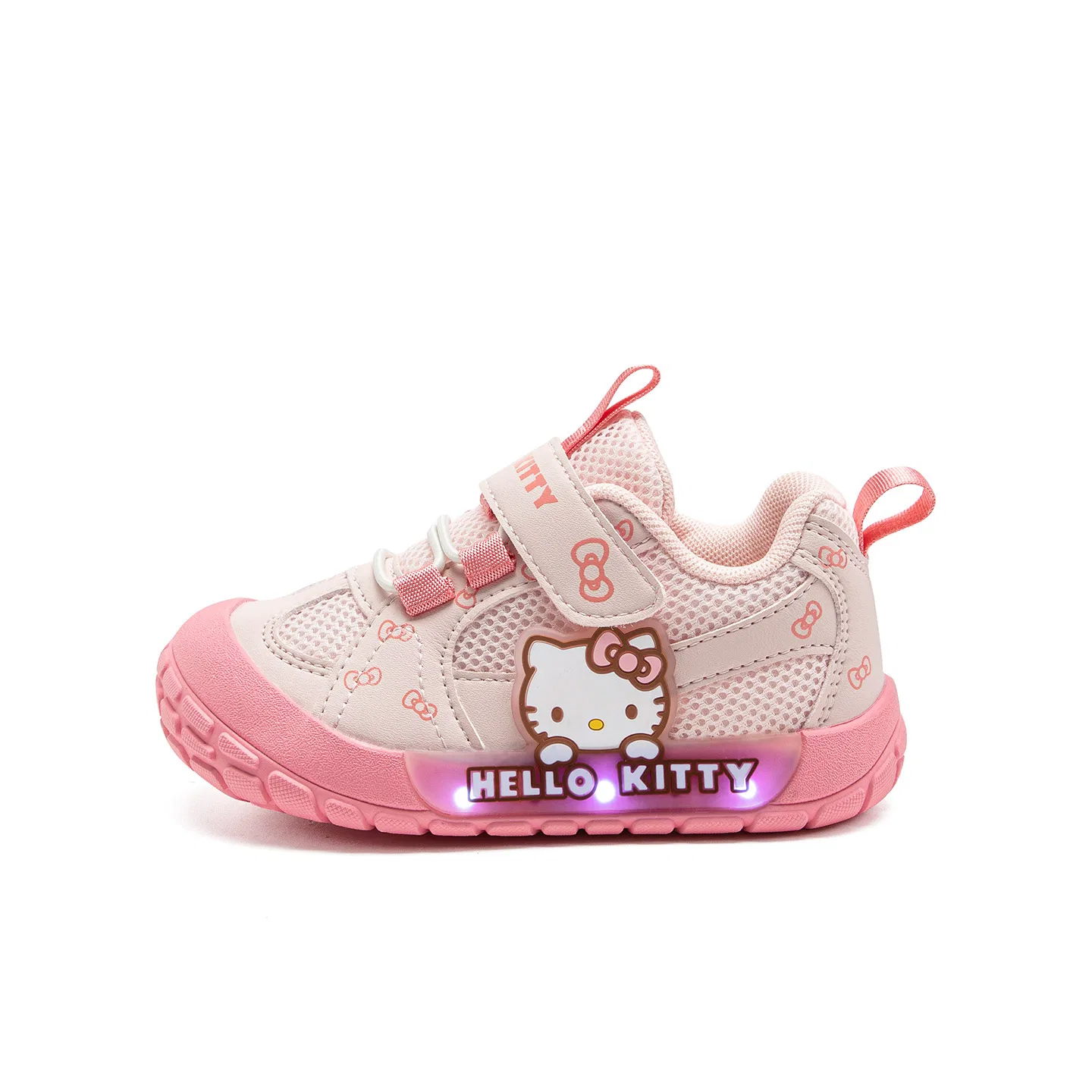 Детские повседневные кроссовки с принтом Hello Kitty Pre School Sanrio, Pink Hello Kitty