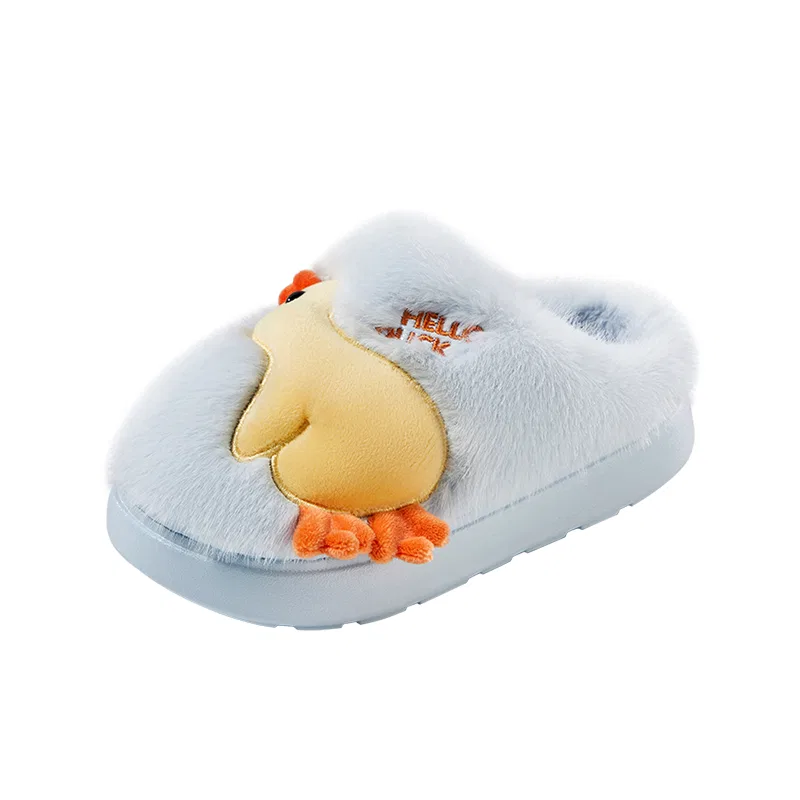 Детские домашние тапочки с принтом Blue Duck POSEE, Blue Duck