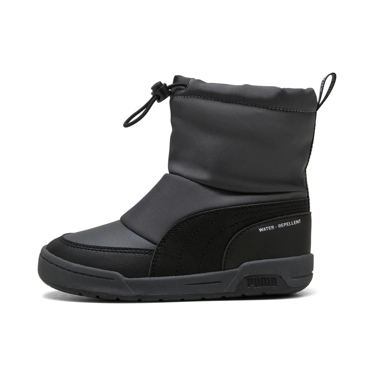 Детские зимние ботинки с высоким голенищем PUMA, Dusky Gray/PUMA Black/PUMA White — фото 2