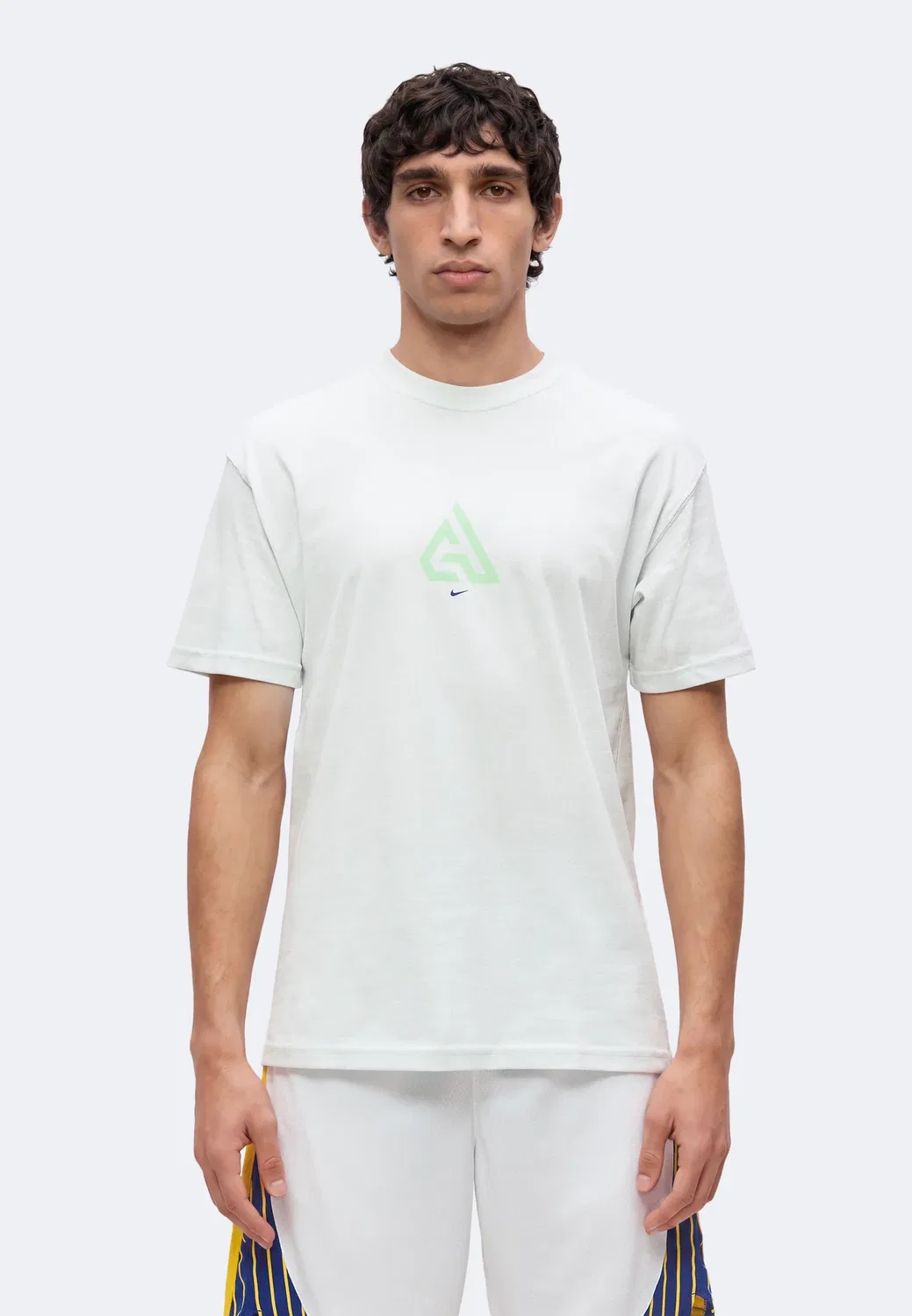 Футболка Giannis tee m90 summit - с принтом Nike Performance, Off White — фото 3