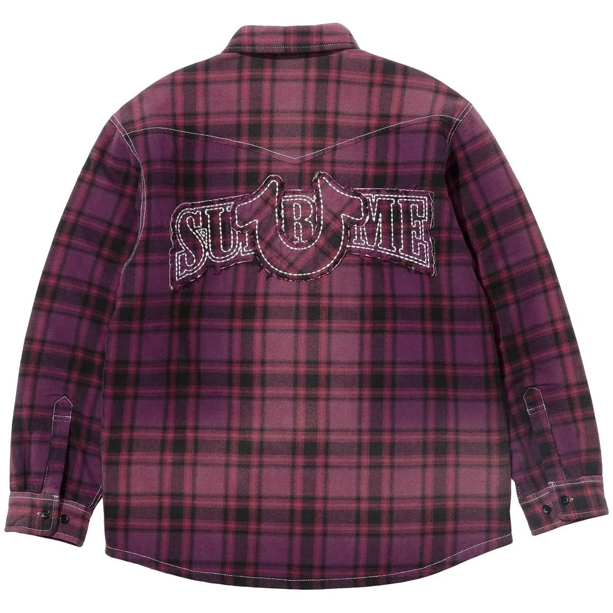 Мужская рубашка с подкладкой и принтом кантри True Religion FW25 WEEK13 Supreme, Yellow — фото 3