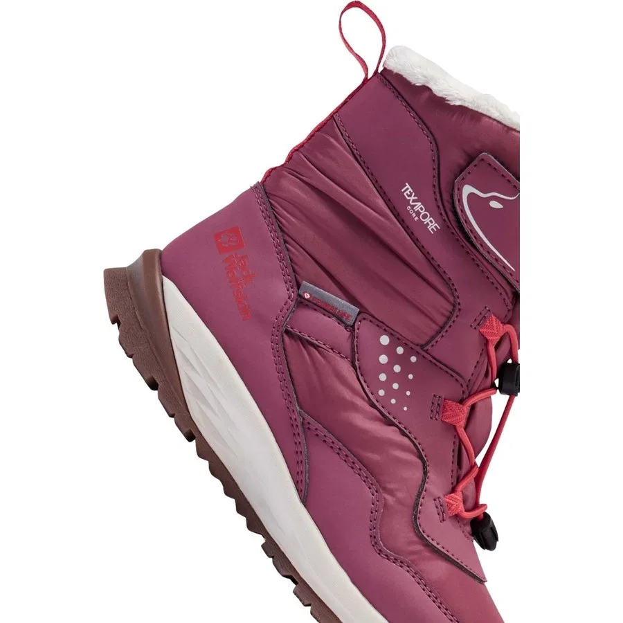 Детские утепленные ботинки Polar Bear-G Texapore High Vc K Jack Wolfskin, Антрацитовый — фото 4