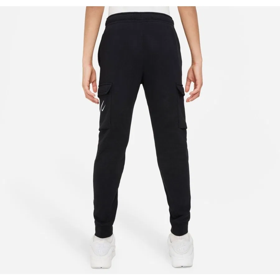 Детские спортивные штаны с принтом Nike Sportswear, Черный — фото 2