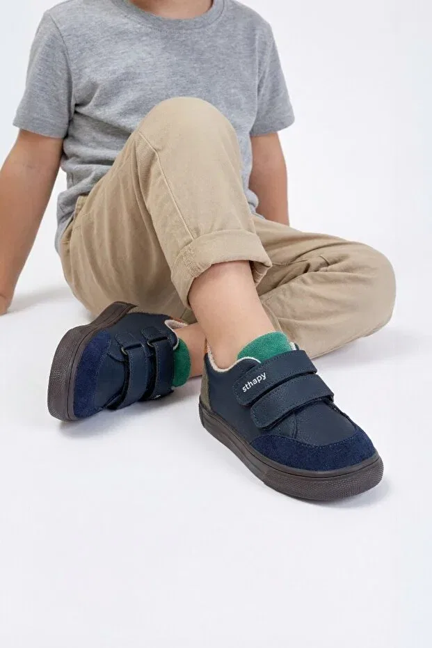 Детские кроссовки для девочек ортопедические Sthapy, Navy Blue