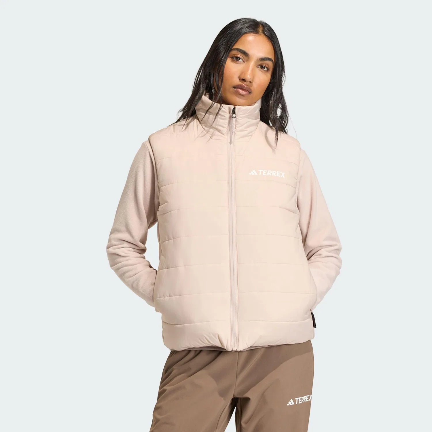 Мужская утепленная жилетка Terrex Multi Essentials CLIMAWARM Adidas, Taupebeige