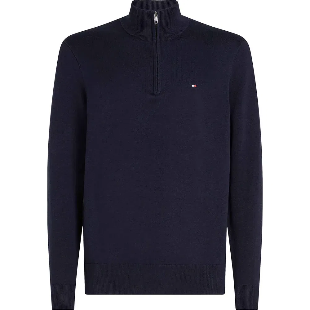 Мужской свитер с полузастежкой-молнией Essential Tommy hilfiger, Blue