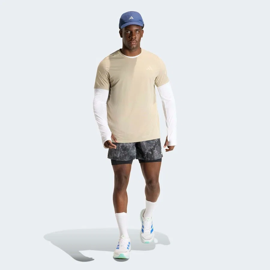 Свитшот мужской с длинным рукавом Adi365 Running Essentials adidas, Белый — фото 4