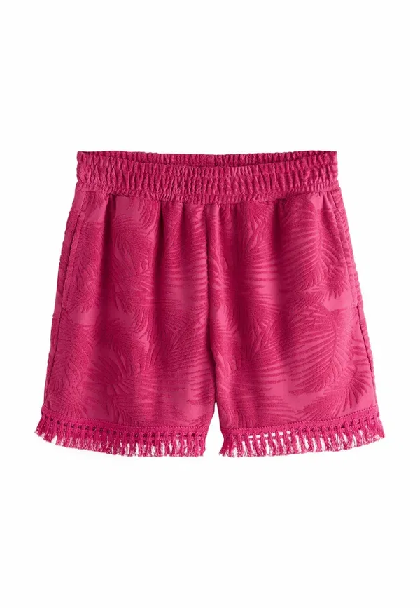 Шорты с бахромой Regular fit Next, Magenta Pink, розовый