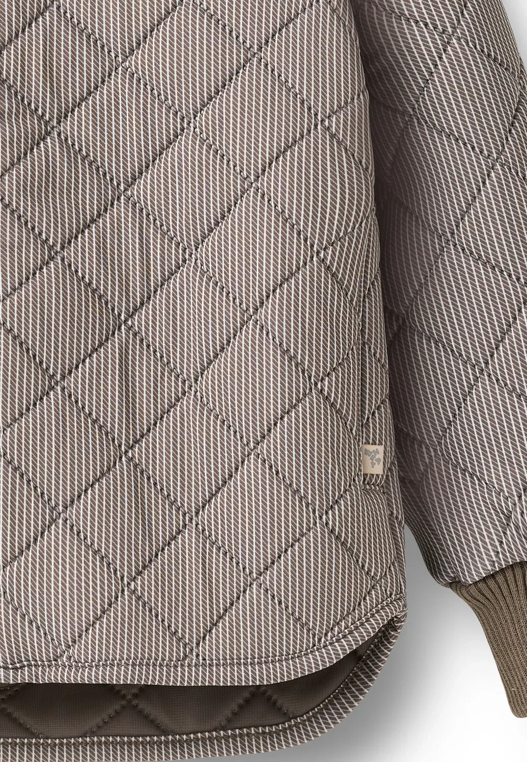 Термокуртка Louis унисекс - легкая куртка Wheat, Brown Stripe — фото 3