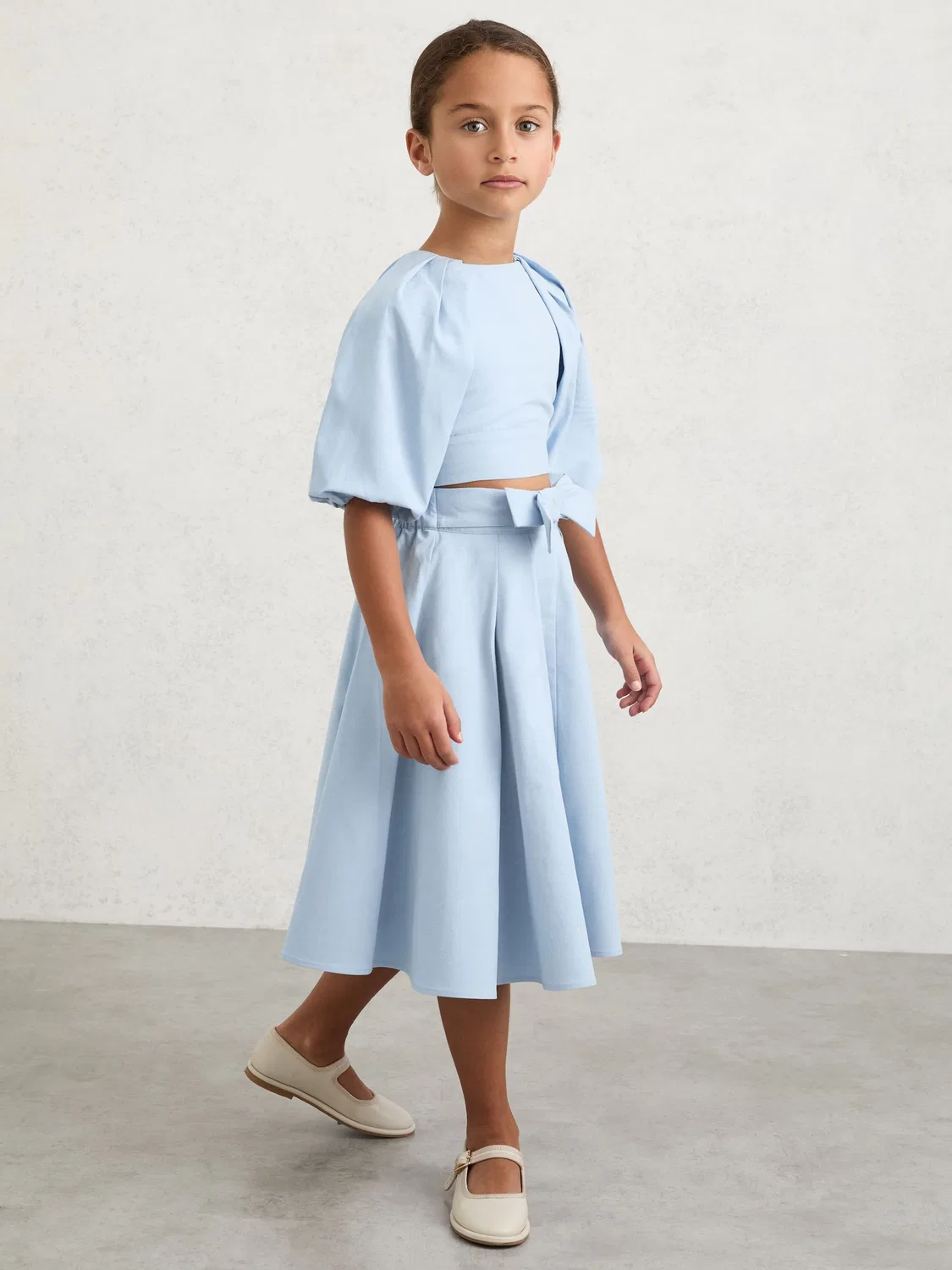 Юбка миди плиссированная Gigi Reiss, Pale Blue
