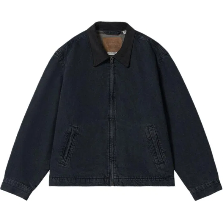 Мужская джинсовая куртка с воротником Levi's, Dark Blue