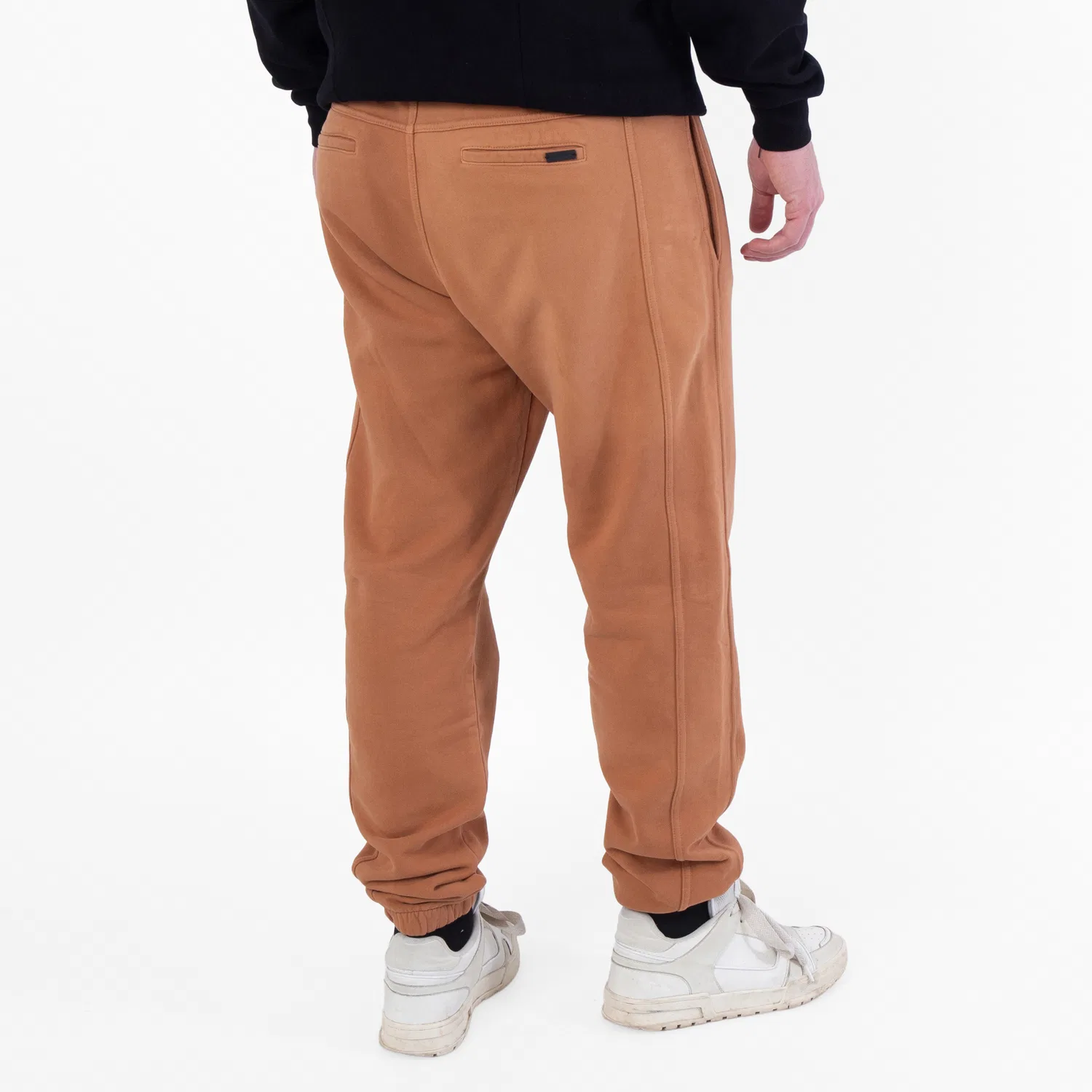 Джоггеры из мягкого флиса Bleached Soft Fleece Joggers Saint Laurent, Macchiato Whitehi — фото 4
