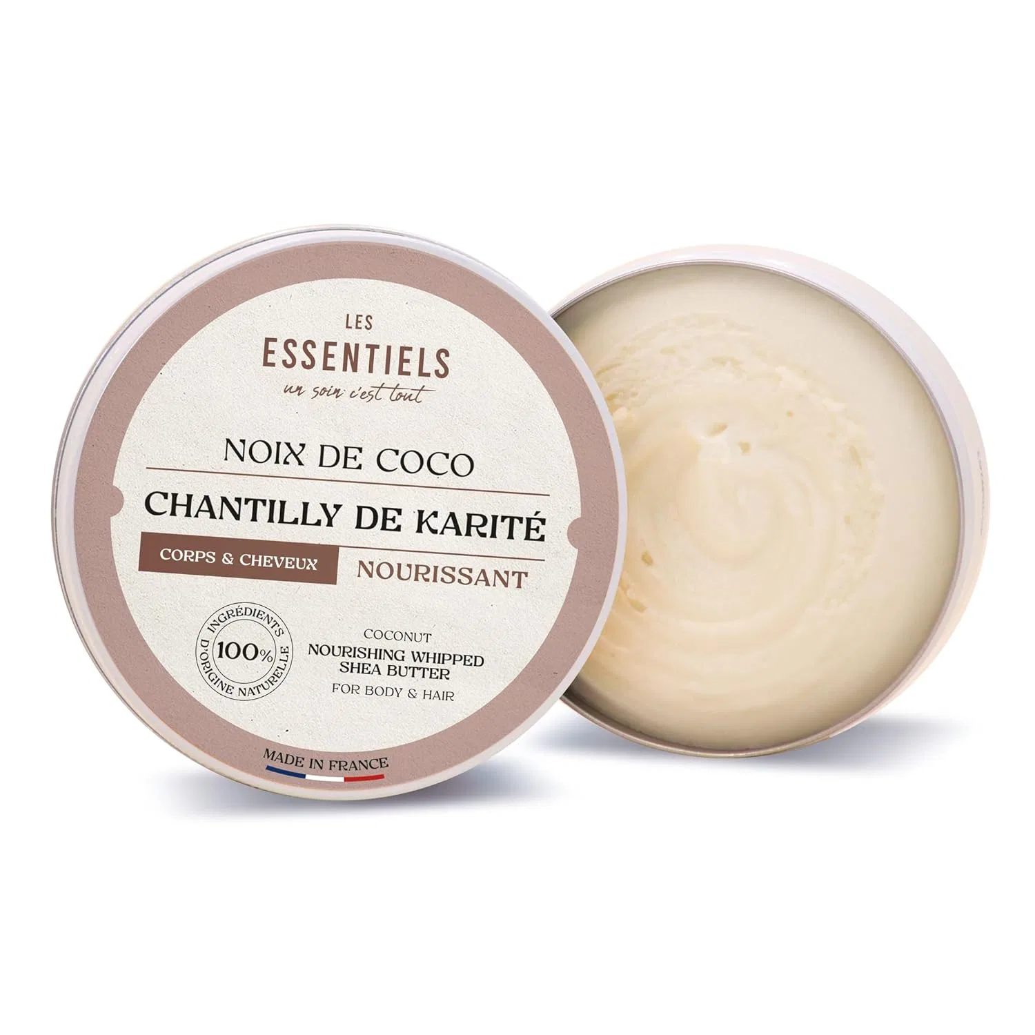 Крем для тела, лица и волос Shea Butter с ароматом кокоса, Les Essentiels, 180 мл