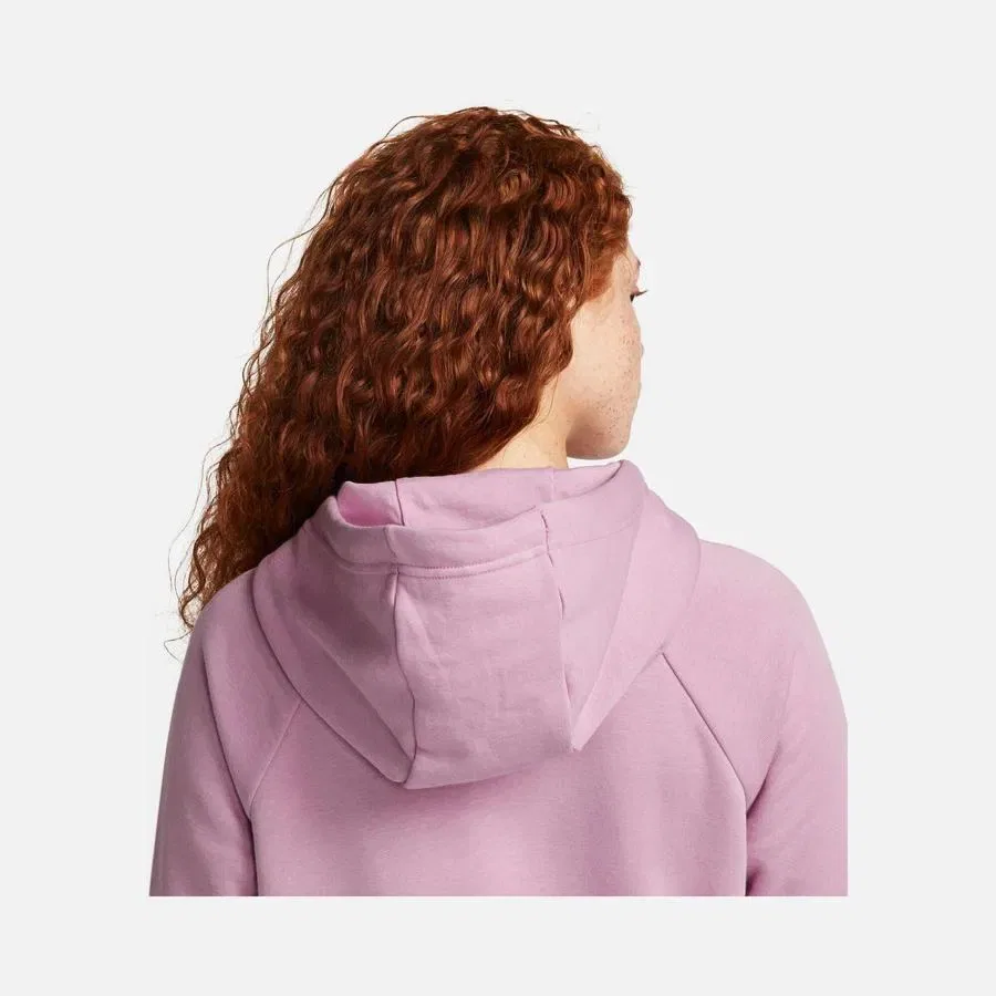 Женский спортивный свитшот-худи с капюшоном, модель DX2316 522, Nike, Фиолетовый — фото 4