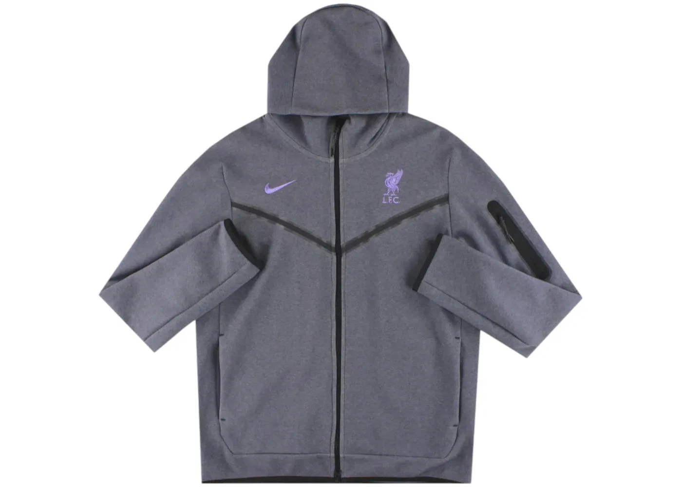 Мужская худи Nike Sportswear Tech Fleece LFC Liverpool Full Zip Hoodie, Gridiron Space Purple