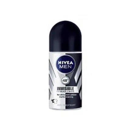 Антиперспирант-роллон эффективный Nivea Invisible For Black White Power, 50 мл