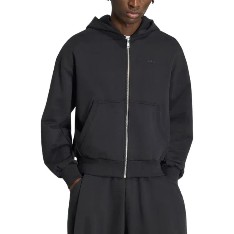 Мужская куртка с капюшоном Adidas Originals Premium Essentials, Black — фото 3
