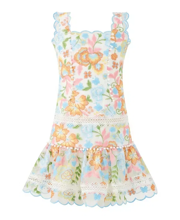 Детское платье для девочек с вышивкой Bianca Marlo Kids, Floral