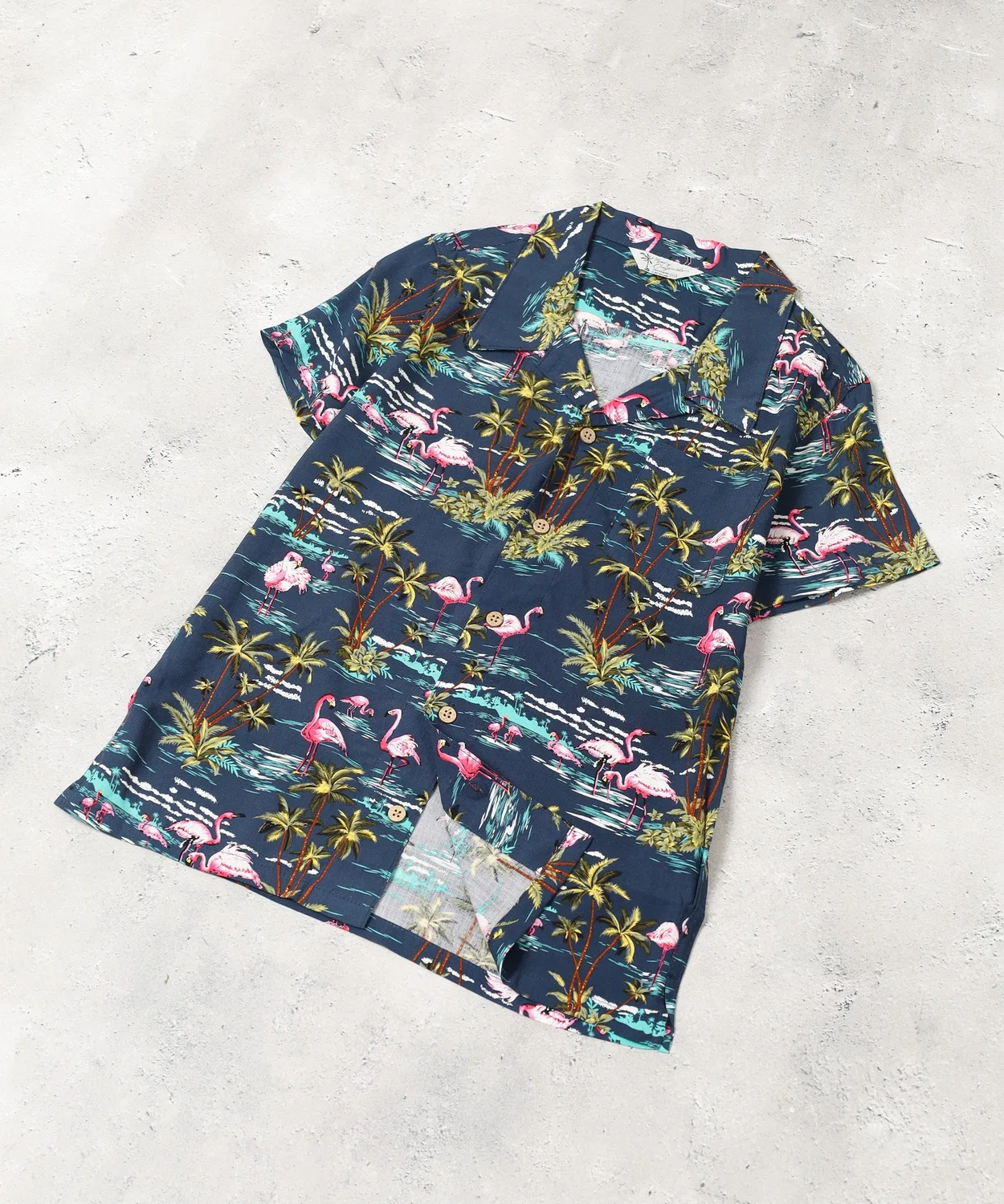Детская рубашка с коротким рукавом, с принтом, модель Paisley FUNALIVE, Navy