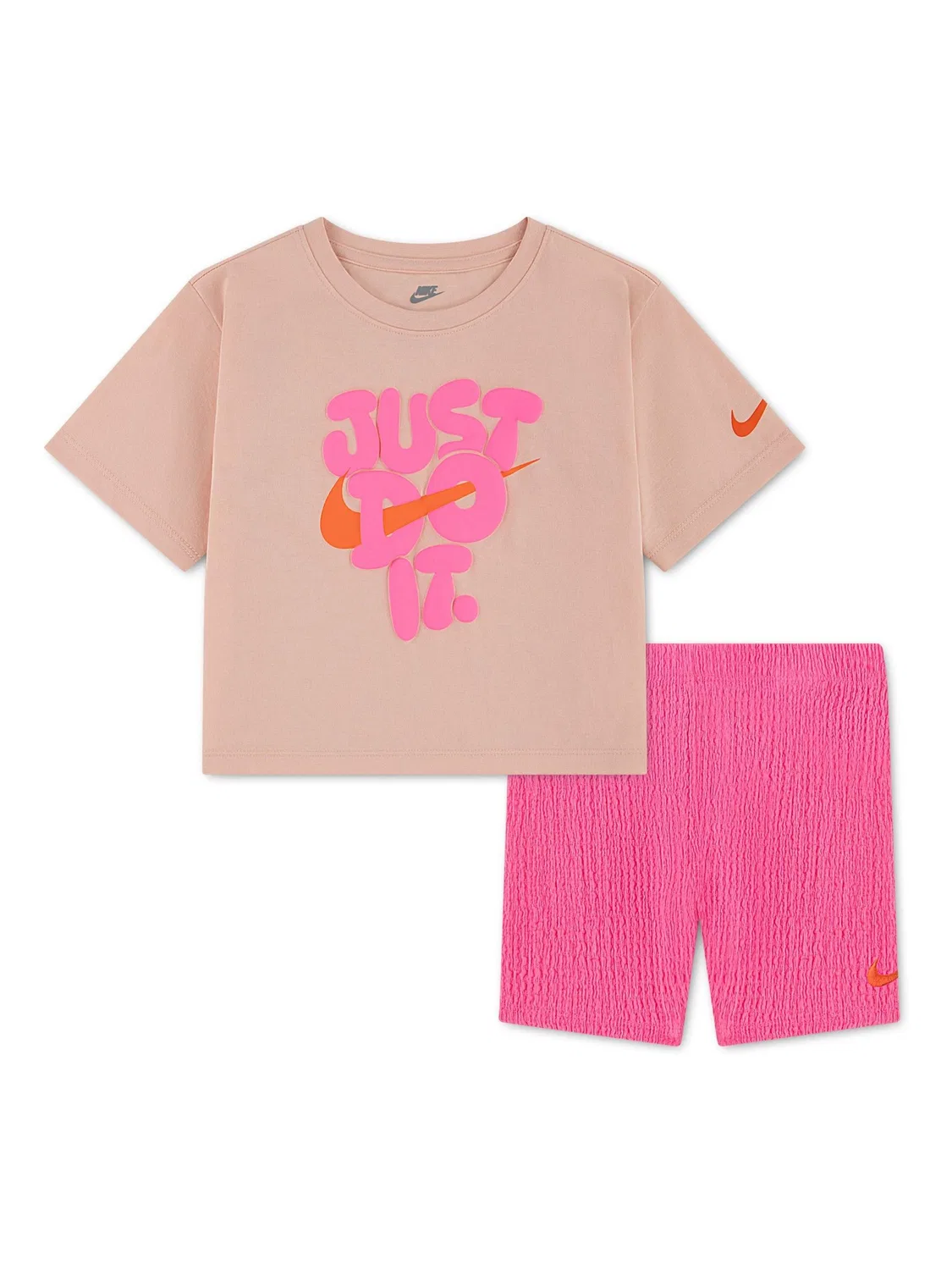 Спортивный костюм Nike NKG Bold Play Bike Shorts Set, розовый