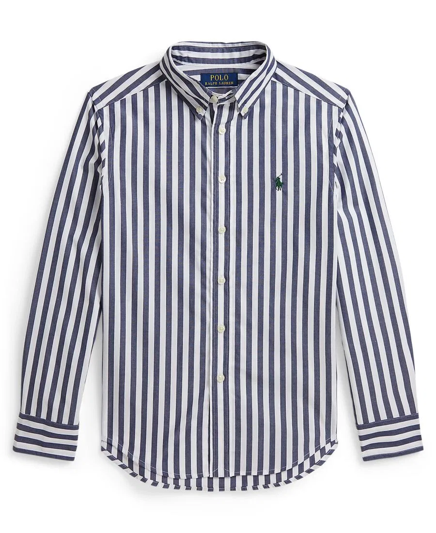 Поло-рубашка Ralph Lauren с полоской, Navy White