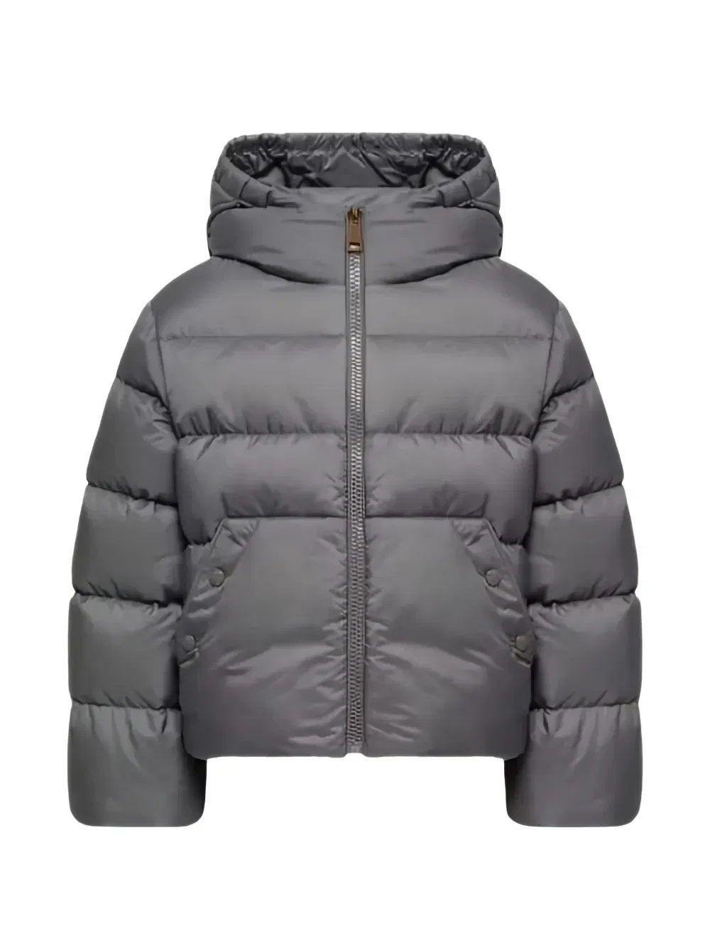 Утепленная куртка Xhante с капюшоном Moncler Enfant, серый