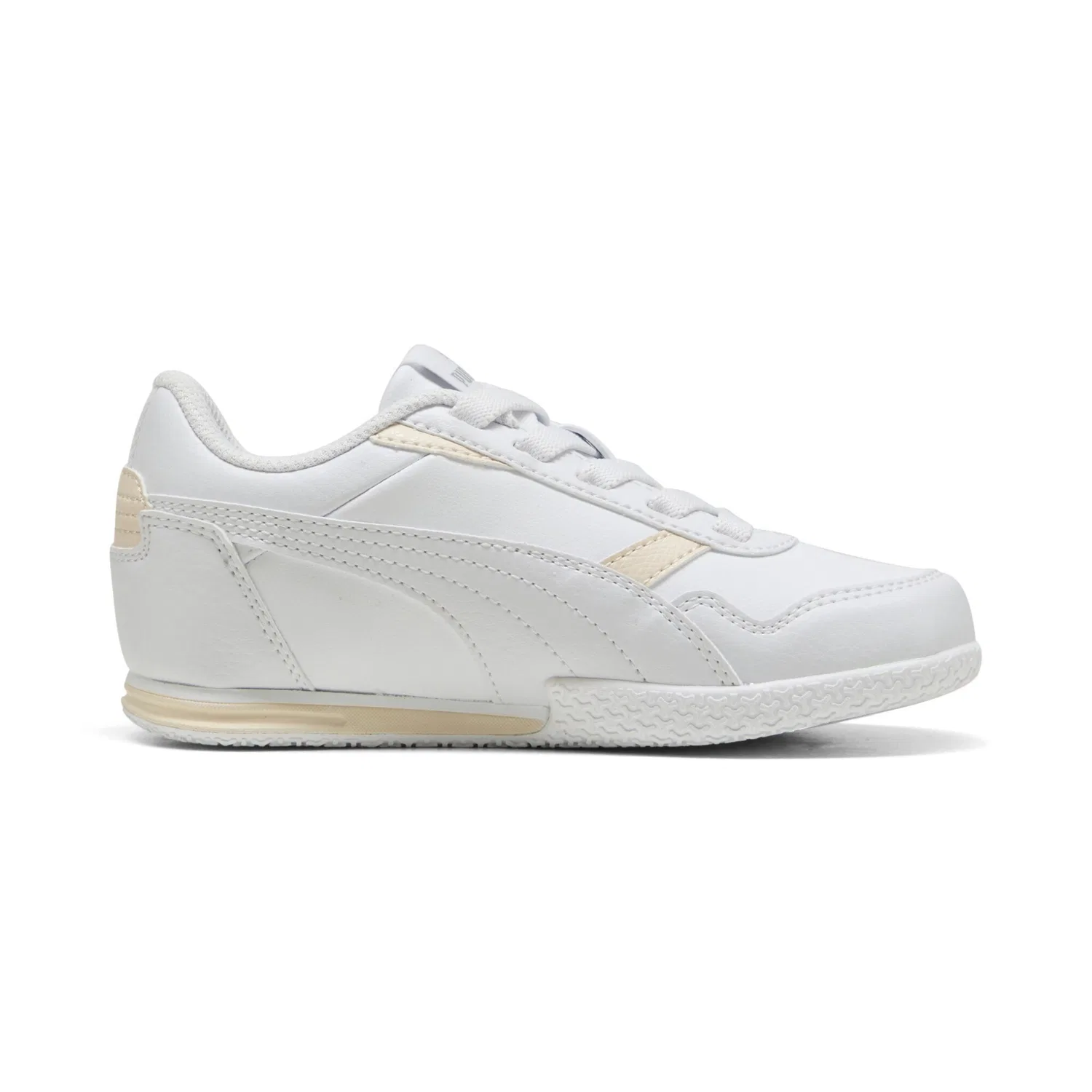 Детские кроссовки с низким профилем PUMA, White/Silver — фото 3