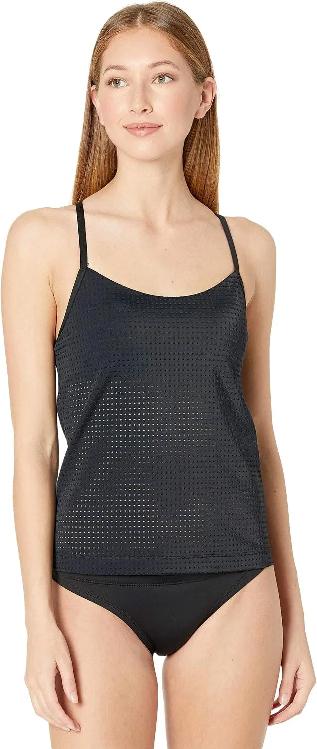 Женский танкини-топ с регулировкой Nike Essential Layered Tankini, Black