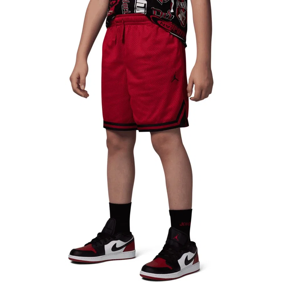 Шорты спортивные с принтом Jordan Jdb Taping Mesh Short Nike, Красный
