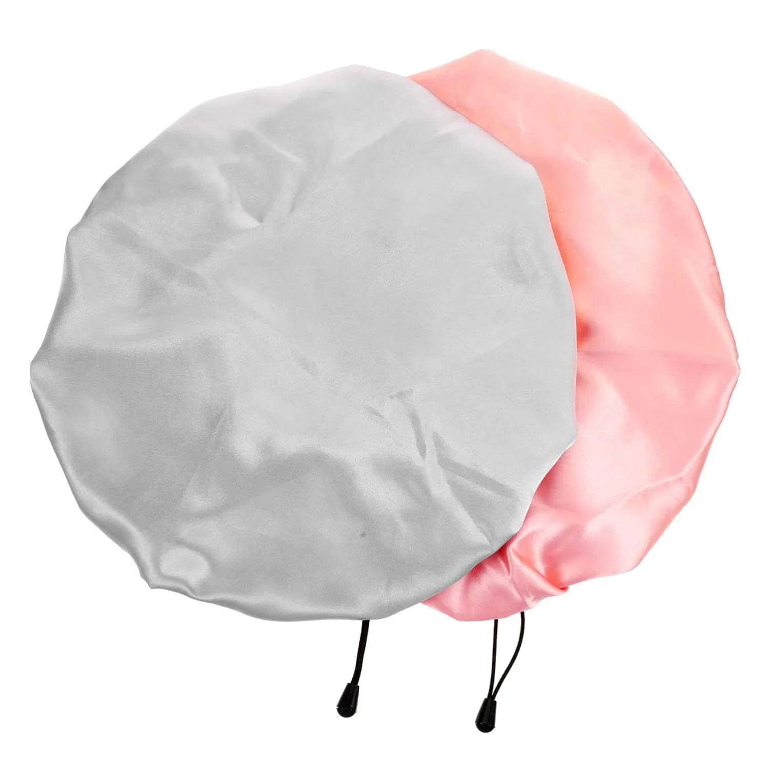 Двойная сатиновая шапочка для душа Healeved, 4 шт, 34x34x0.6 см, Rosa Grau — фото 4
