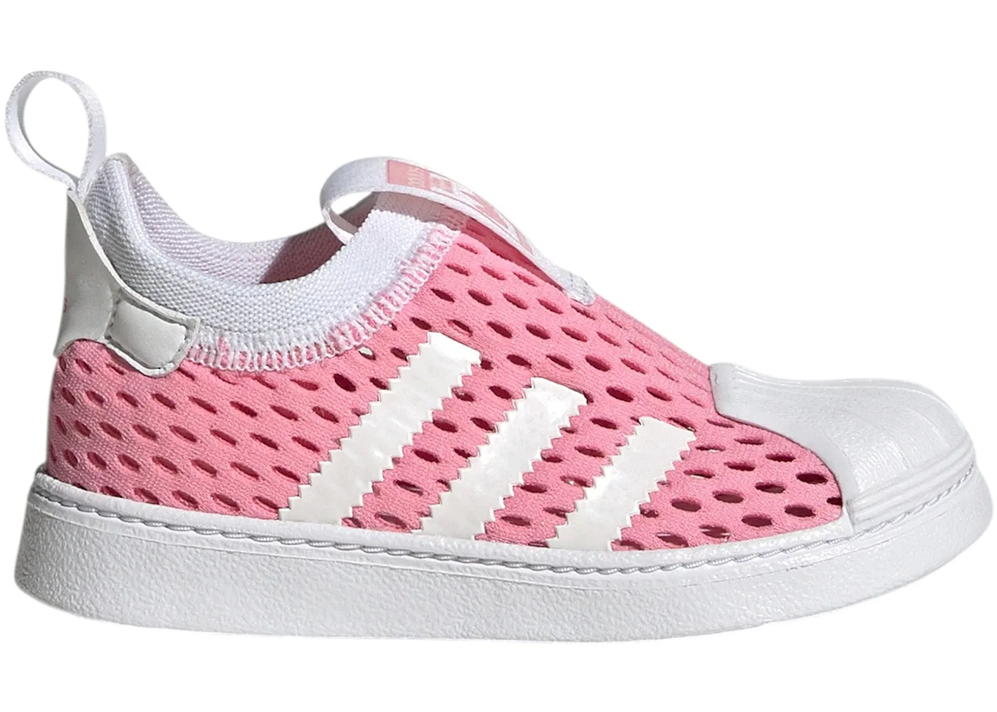 Детские кроссовки для мальчиков с закрытой пяткой Adidas Superstar 360 2.0 Adidas, Bliss Pink Cloud White Bliss Pink