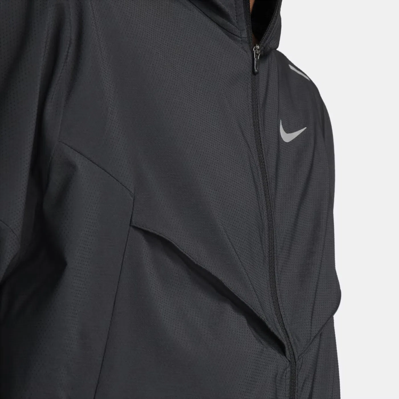 Куртка ветровка с защитой от УФ Nike, черная — фото 2