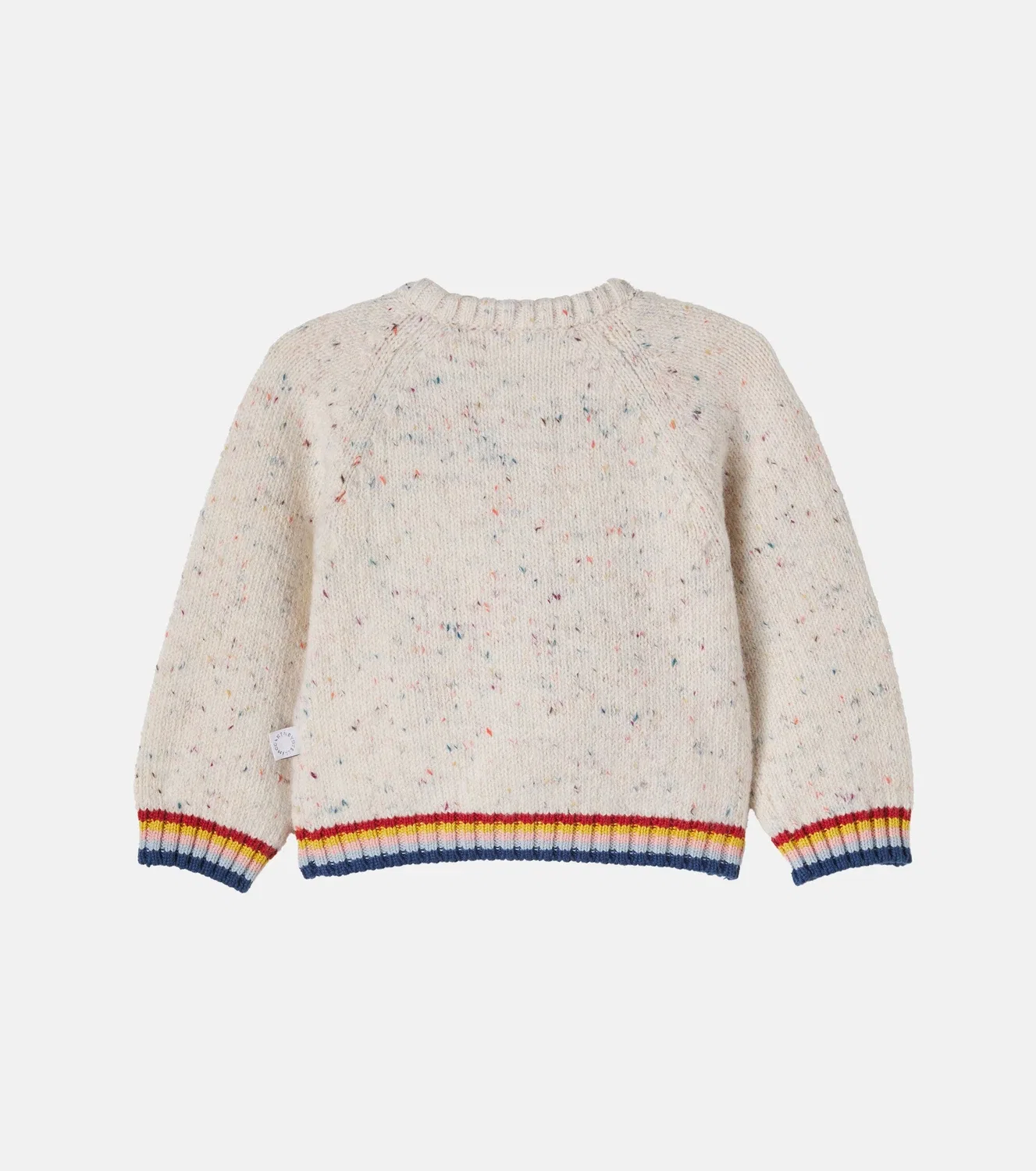 Детский вязаный кардиган на пуговицах Stella Mccartney Kids, мультиколор — фото 3