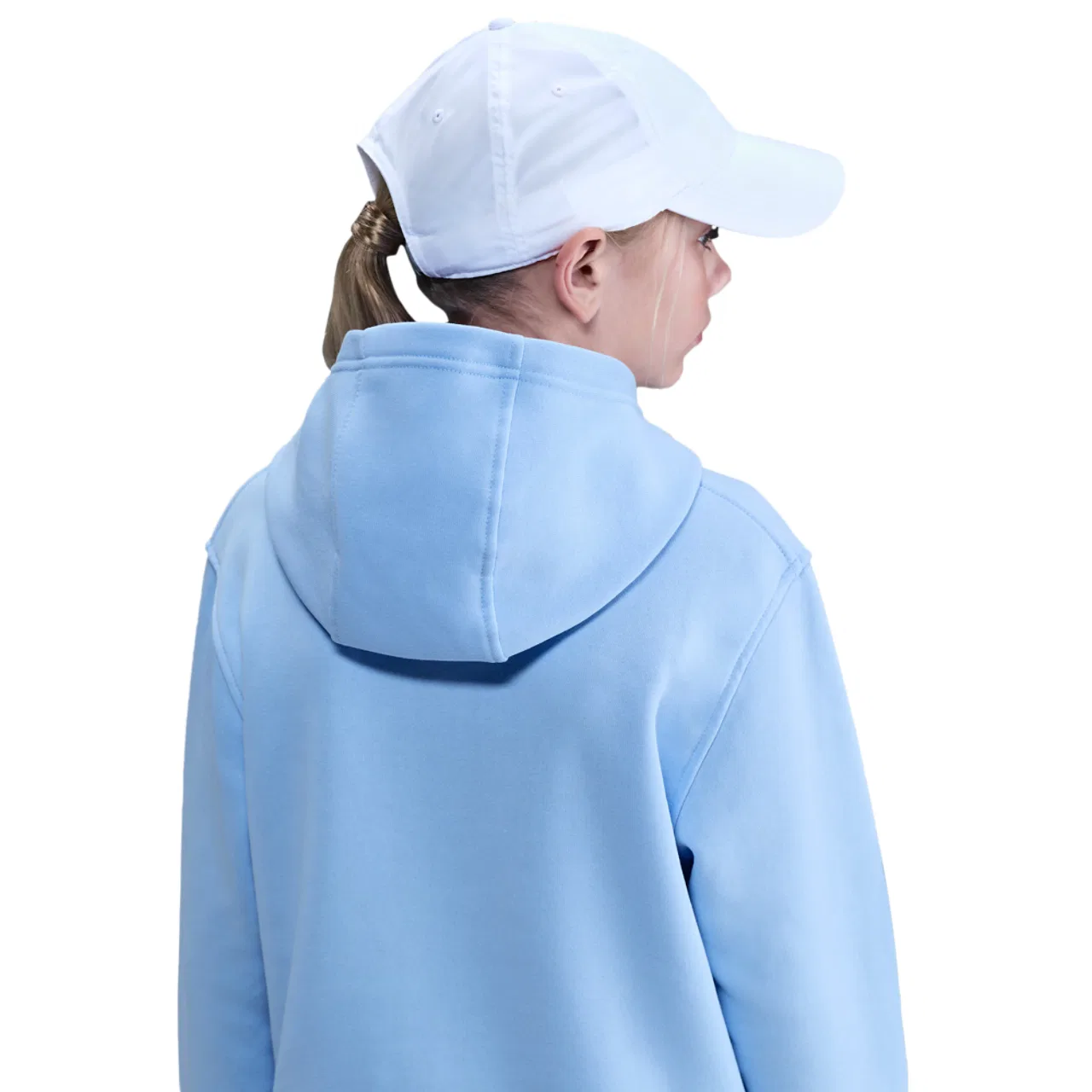 Толстовка для мальчиков Club LBR Fleece Nike, цвет Lt Crimson/Royal Tint — фото 2