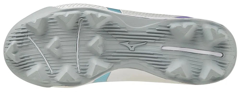 Детские кроссовки для девочек Mizuno Wave Finch Lightrevo Jr., White Teal Purple — фото 2
