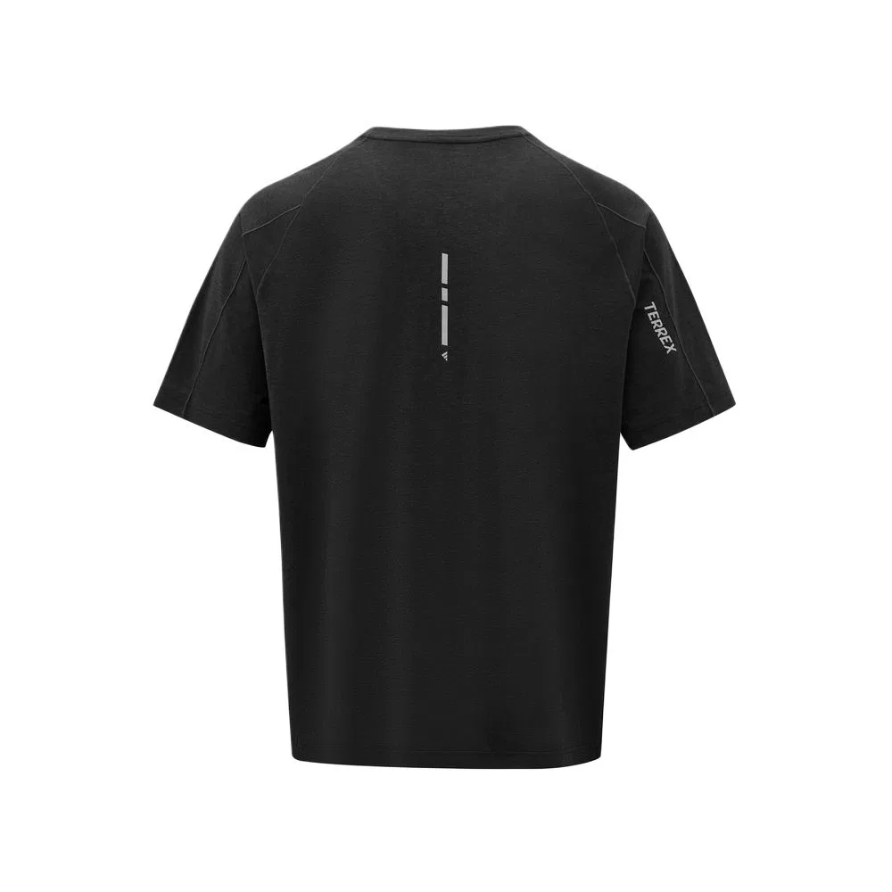 Мужская футболка с круглым вырезом Terrex Adidas, Black — фото 3