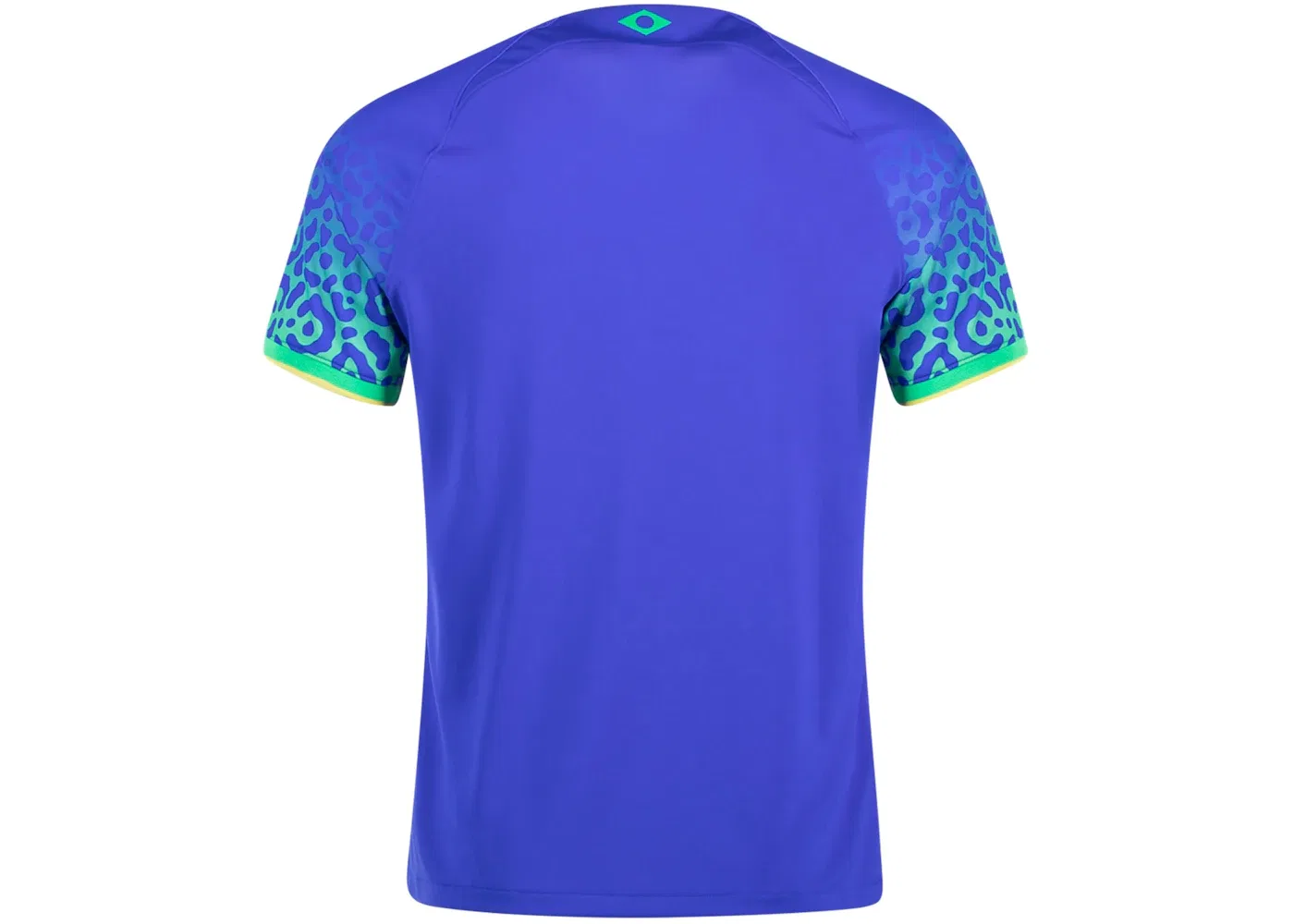 Мужская футбольная джерси с длинным рукавом Nike Brazil 2022/23 Stadium Away Jersey, Paramount Blue/Green Spark/Dynamic Yellow/Green Spark — фото 2
